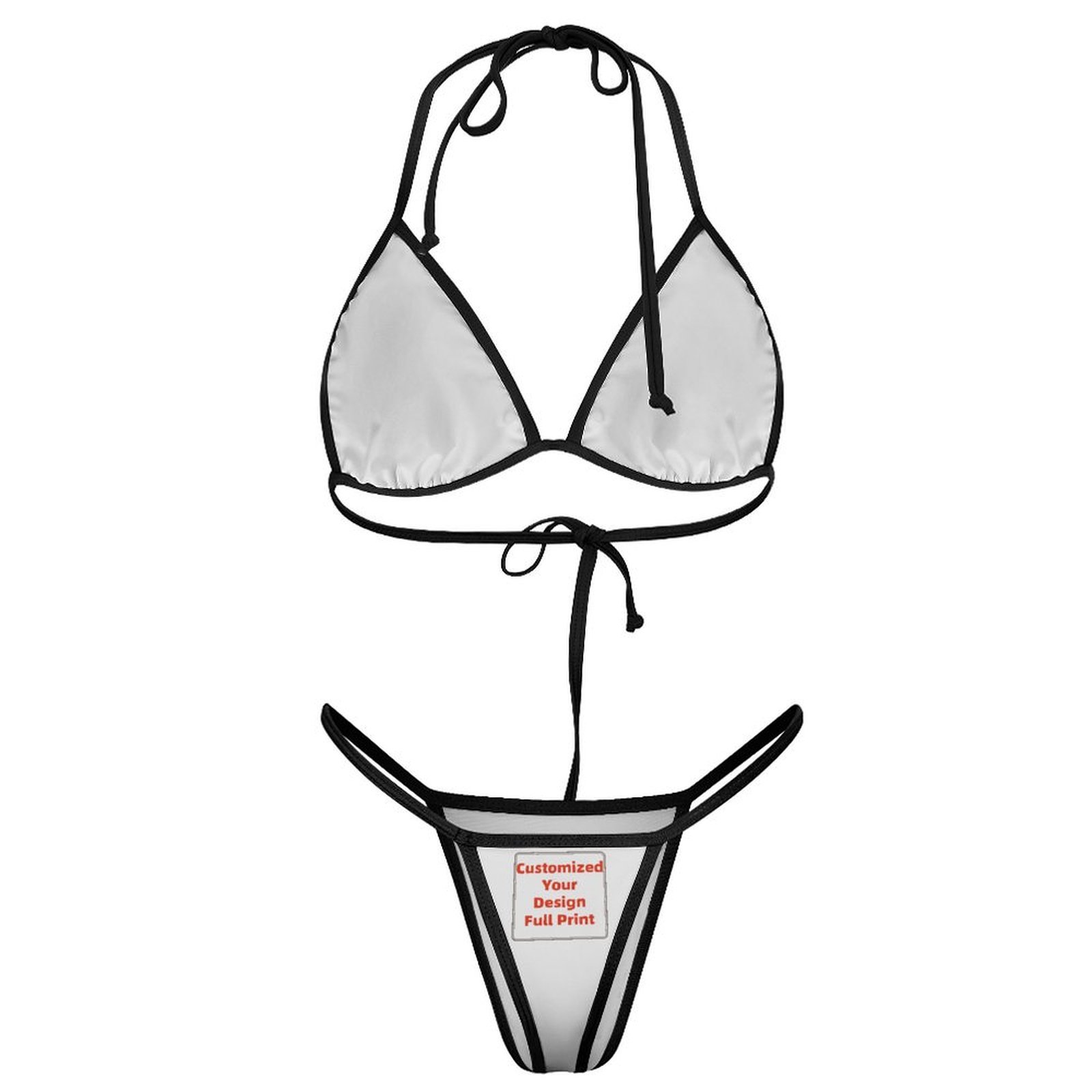 طقم بيكيني نسائي برازيلي مخصص  - مراجعة Thong Bikini Women وسعره