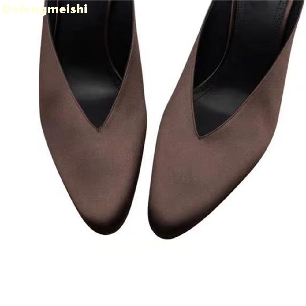 صندل نسائي كاجوال بكعب مخروطي  - مراجعة Slip Dress Satin وسعره