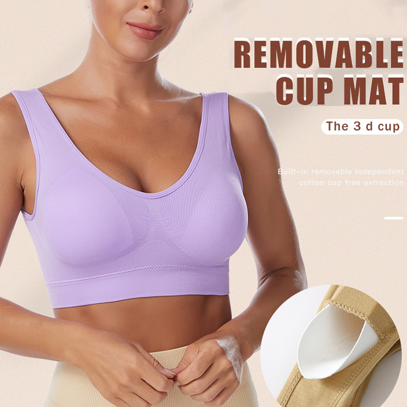 حمالة صدر رياضية بدون أسلاك مق - مراجعة Seamless Underwear Women وسعره